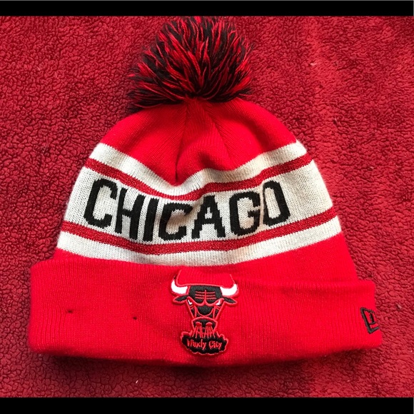 bulls winter hat